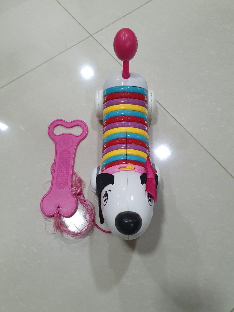 Leapfrog AlphaPup (Category: Infant Playtime) located in Singapore. Submitted by clover_leaf (Listing ID 1376684517, Image 2). Description: Still in good working condition. Well used by my children. Self-collect at Sengkang East Ave. ***Read my bio for more information*** Thank you and feel free to view my other listings..