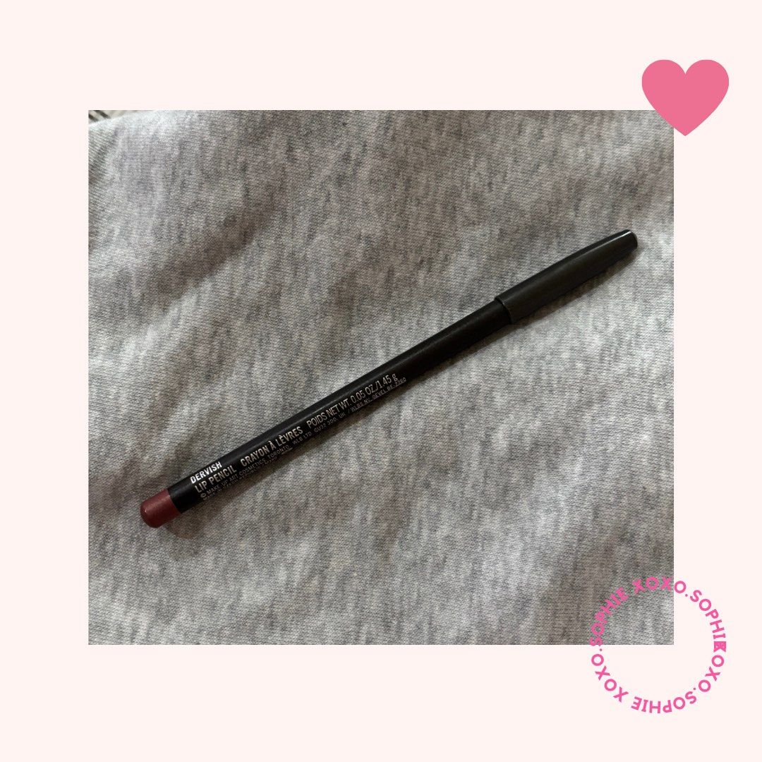 Mac Lip Liner (SHADE - DERVISH) (Category: Makeup) located in Manila. Submitted by sophieholic.xo (Listing ID 1376684076, Image 3). Description: ˚୨୧⋆｡˚ ⋆ hi welcome to my shop! - Mac lip liner in shade: Dervish - Bought from Rustans ATC branch - NO BOX (got rid of it) - 90% product left - Asking price: ₱950 (negotiable) - RFS: bought different shade, didn’t get to use this one much TAKE NOTE ‼️ -available for meetups in alabang and las piñas area