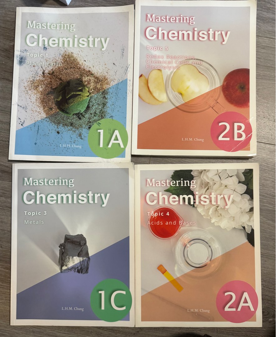 Mastering Chemistry 1A, 1C, 2A, 2B, 興趣及遊戲, 書本 & 文具, 教科書 - Carousell