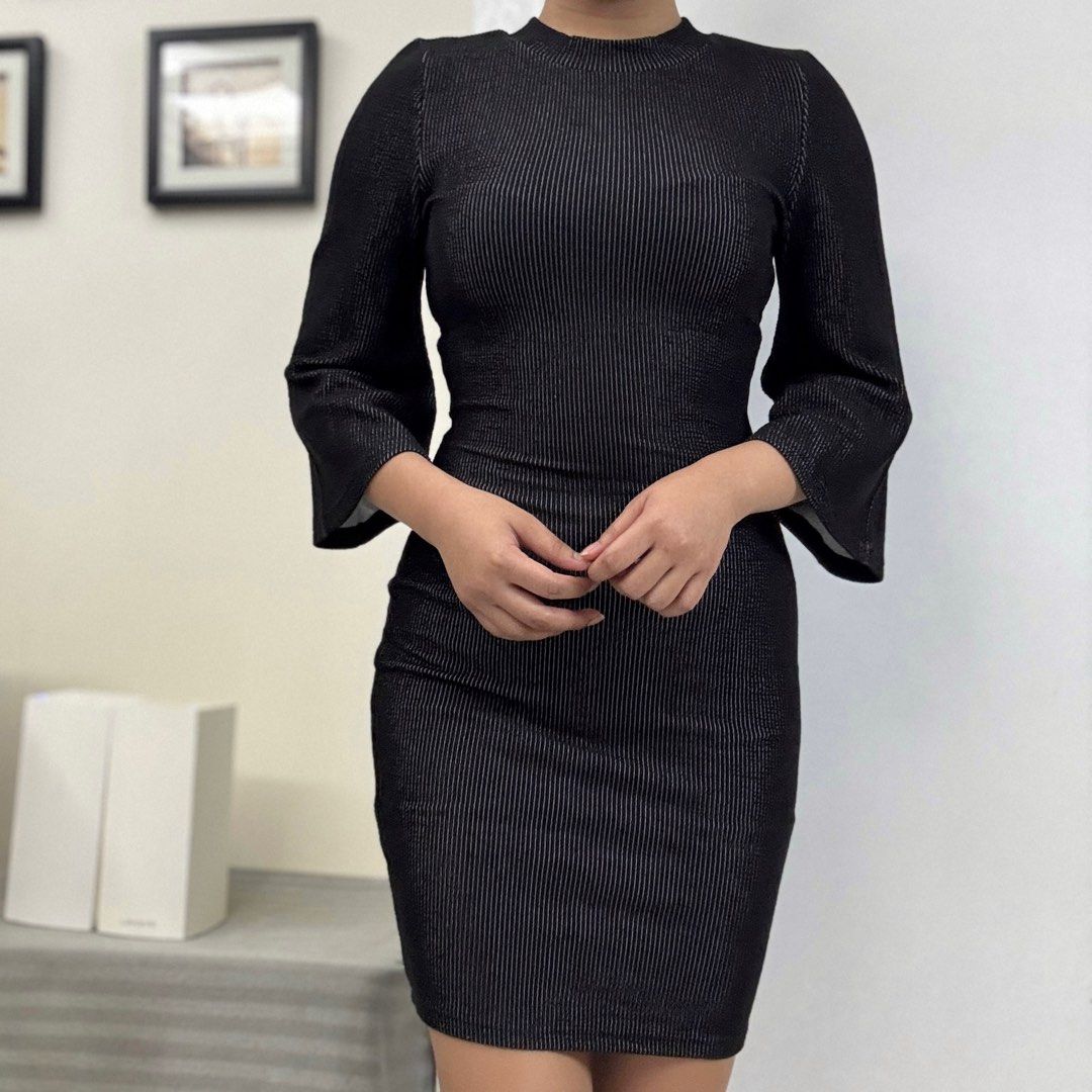 MDS Black Ribbed Bodycon Mini Dress, Women's Fashion, Dresses & Sets, Dresses on Carousell MDS Black Ribbed Bodycon Mini Dress, Women's Fashion, Dresses & Sets, Dresses on Carousell