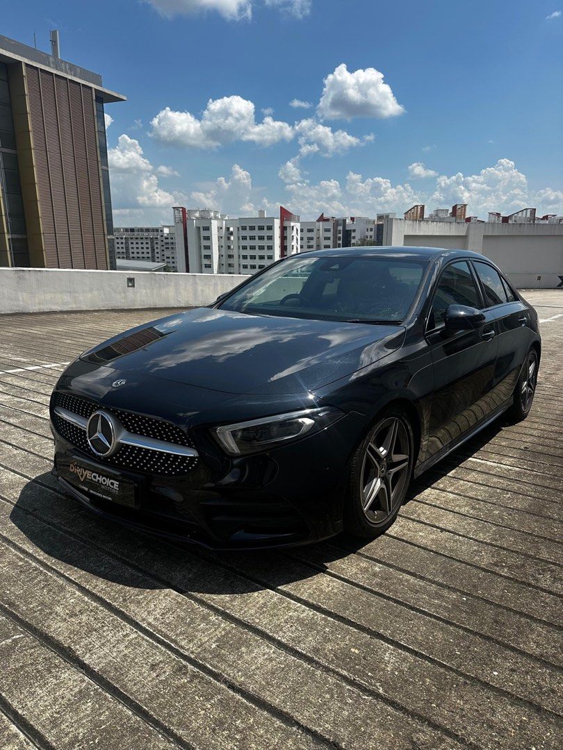 Mercedes-Benz A-Class Saloon A200 AMG Line Premium (A) (Category: Used Cars) located in Singapore. Submitted by drivechoice_motors (Listing ID 1376777512, Image 2). Description: Mercedes A200 AMG Line ✅ High Spec with Electronic Seats & SunRoof ✅ 1 Owner Unit ❗️✅ Very Well Maintained by its 1 & Only Previous Owner ✅ High Horsepower Output 💪🏽 4 cylinder inline 16 valve turbocharged, 163bhp, transmission 7G-DCT auto, 0-100km/h in 9.2s, 215km/h to