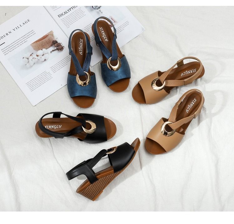 Metal Buckle Wedge Sandals for Women Peep Toe Elastic Strap Platform Sandals Woman Summer Casual (Category: Women's Shoes) located in Sydney. Submitted by shoplyhub1 (Listing ID 1376807412, Image 1). Description: Stylish Women’s Metal Buckle Wedge Sandals – Chic, Comfortable, and Perfect for Summer 🌟✨ Step into effortless elegance with SHOPLYHUB’s Women’s Metal Buckle Wedge Sandals, a perfect blend of leisure style and summer sophistication! 💃 