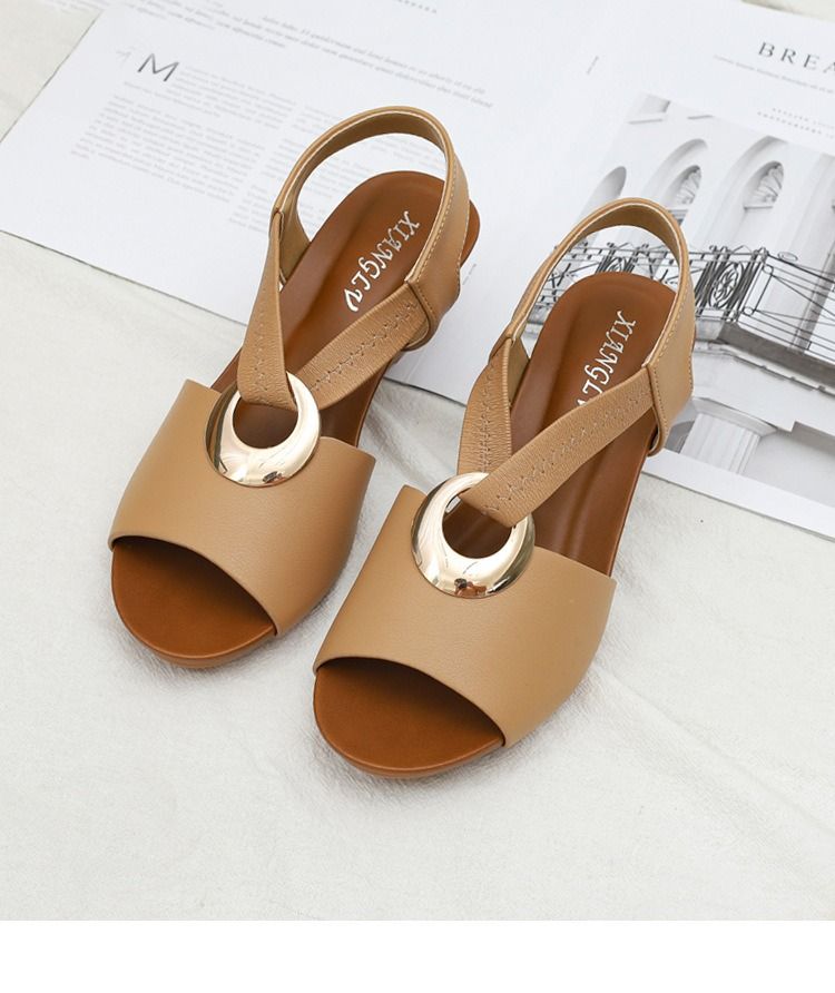Metal Buckle Wedge Sandals for Women Peep Toe Elastic Strap Platform Sandals Woman Summer Casual (Category: Women's Shoes) located in Sydney. Submitted by shoplyhub1 (Listing ID 1376807412, Image 2). Description: Stylish Women’s Metal Buckle Wedge Sandals – Chic, Comfortable, and Perfect for Summer 🌟✨ Step into effortless elegance with SHOPLYHUB’s Women’s Metal Buckle Wedge Sandals, a perfect blend of leisure style and summer sophistication! 💃 