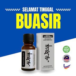 MINYAK AR RIZKI BYE BUASIR (Category: Sports & Fitness Nutrition) located in Singapore. Submitted by geena (Listing ID 1376769263, Image 1). Description: AR RIZQI ✅ 100% Original ✅ 100% Semulajadi ✅ Minyak Herba Kecut Buasir **Hati-hati dengan produk tiruan dari Ar Rizqi yang jauh lebih murah dari kami. Pastikan ORIGINAL dari HQ Ar Rizqi. Khasiat Minyak Herba Ar Rizqi. 1. Merawat Buasir Dalaman 2. Buasir Cepat Kecut 3. Merawat Sembelit 4. Menghen