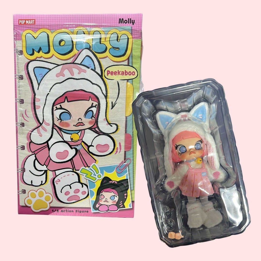 Molly Peekaboo (1/8) Action Figure (Category: Designer & Blind Box Toys) located in Pasay City. Submitted by decluttering.amb (Listing ID 1376712038, Image 1). Description: Opened for checking only. rfs: need funds 🤣.