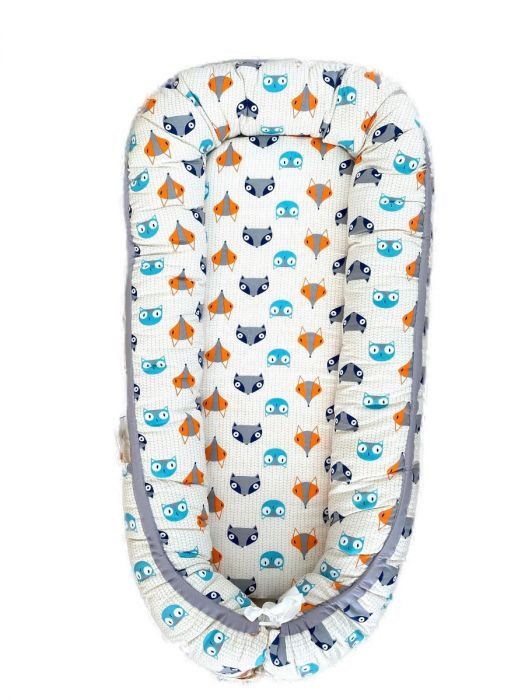 Mon Petit Jardin MPJ Organic Cotton Baby Nest Lounger (Category: Cots & Cribs) located in Singapore. Submitted by karangunimaster (Listing ID 1376640921, Image 1). Description: Used for 6 months for my twin babies. RTP $50, letting go for $20. I have 2 designs 2 each available (had twins) : Grey fox x 2 Little Animals x 2 See link on Pupsik for details: https://pupsik.sg/mpj-organic-cotton-baby-nest-lounger-multiple-designs.html Please arrange ow