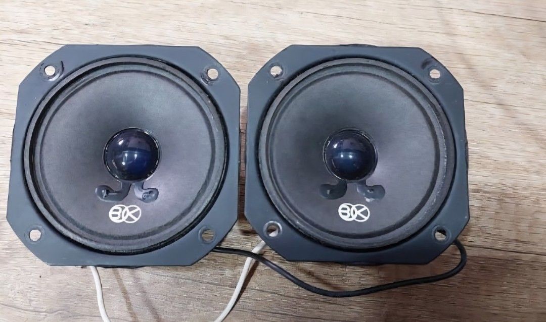 Tweeter (Category: Soundbars, Speakers & Amplifiers) located in Singapore. Submitted by kennyho1669930 (Listing ID 1376656624, Image 1). Description: BIK Karaoke Tweeter good for karaoke $50 one pair I got 4pair self collection only (651440).