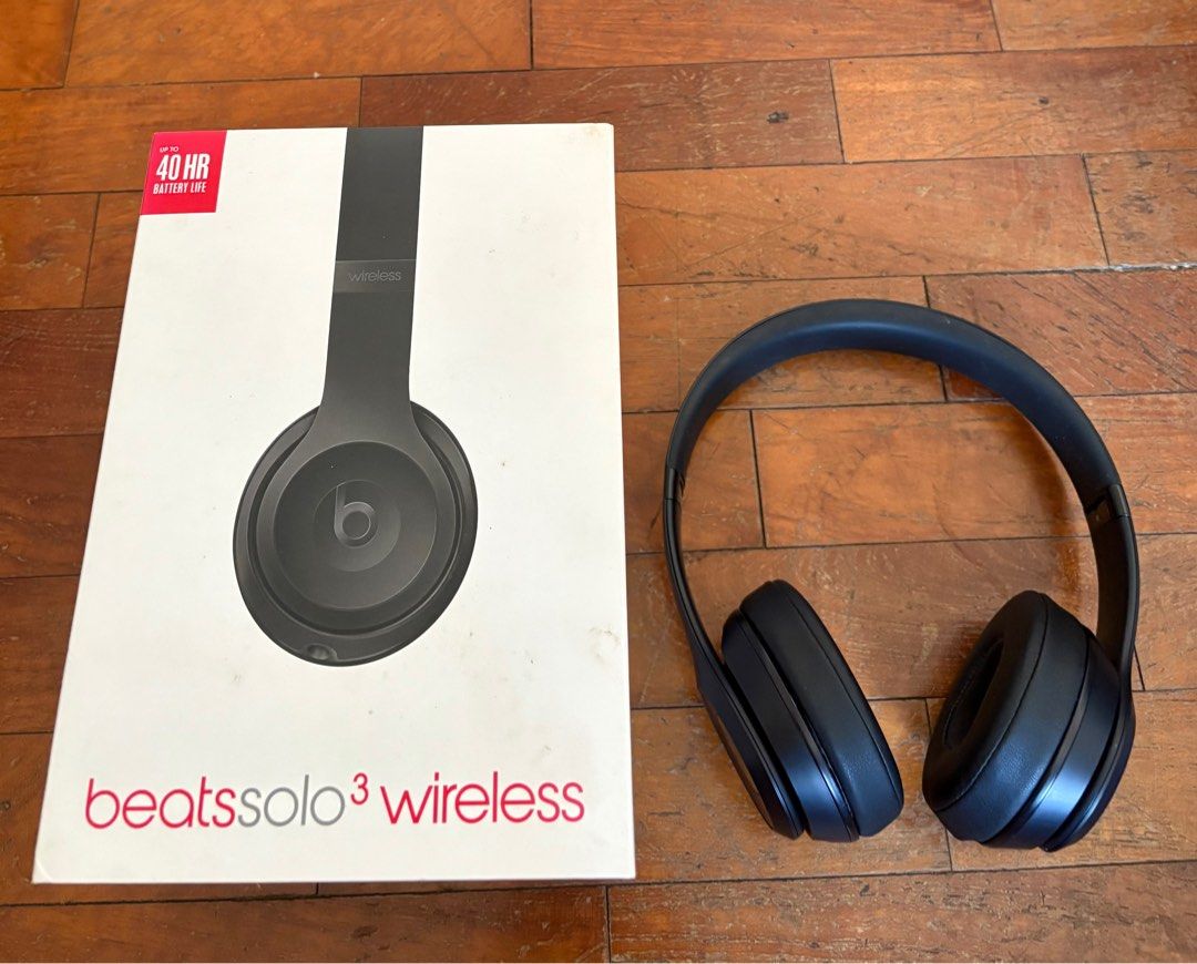 Refurbished Beats Solo 3 Wireless Headphones - Black62863061942787113