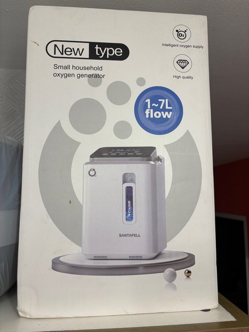 Santafell Portable Oxygen Concentrator Machine (Category: Medical Supplies & Tools) located in Paranaque City. Submitted by avec21 (Listing ID 1376698054, Image 1). Description: Brand New Portable Oxygen Concentrator Machine Pick-up location: Paranaque Sf c/o buyer..