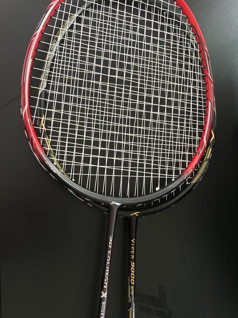 LINING 3D Caliber and Viper 5000 Badminton Racket, Sports Equipment ...