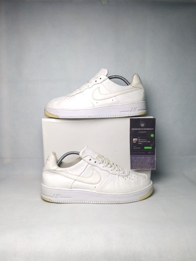 Sepatu Nike Air Force Ultraforce Leather Triple White 845052-100