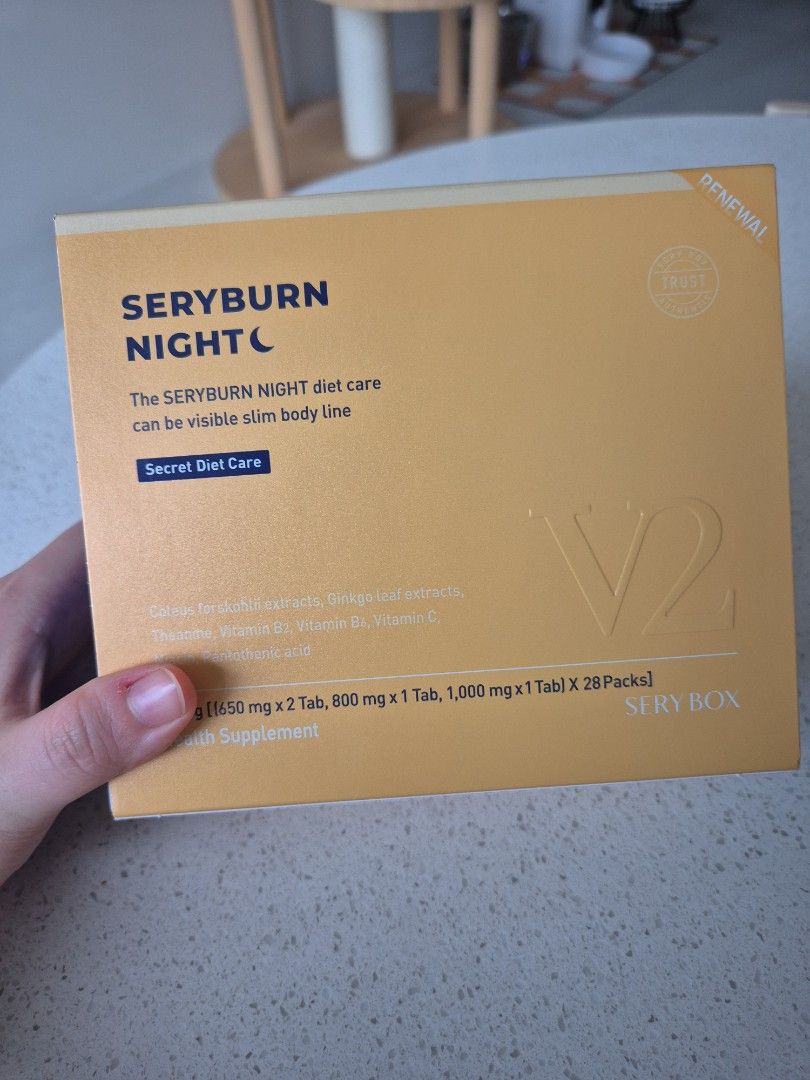 Sery box Night burn (Category: Health Food, Drinks & Tonics) located in Singapore. Submitted by highballer1 (Listing ID 1376721283, Image 1). Description: 📦 Authentic Product · Made in Korea · Fast Shipping from Singapore We proudly offer 100% authentic products that are manufactured in Korea and dispatched from Singapore within 1–2 working days. Shop with confidence! 😊 ❗️ Please Note: We are not responsible for counterfeit or unauthorized prod
