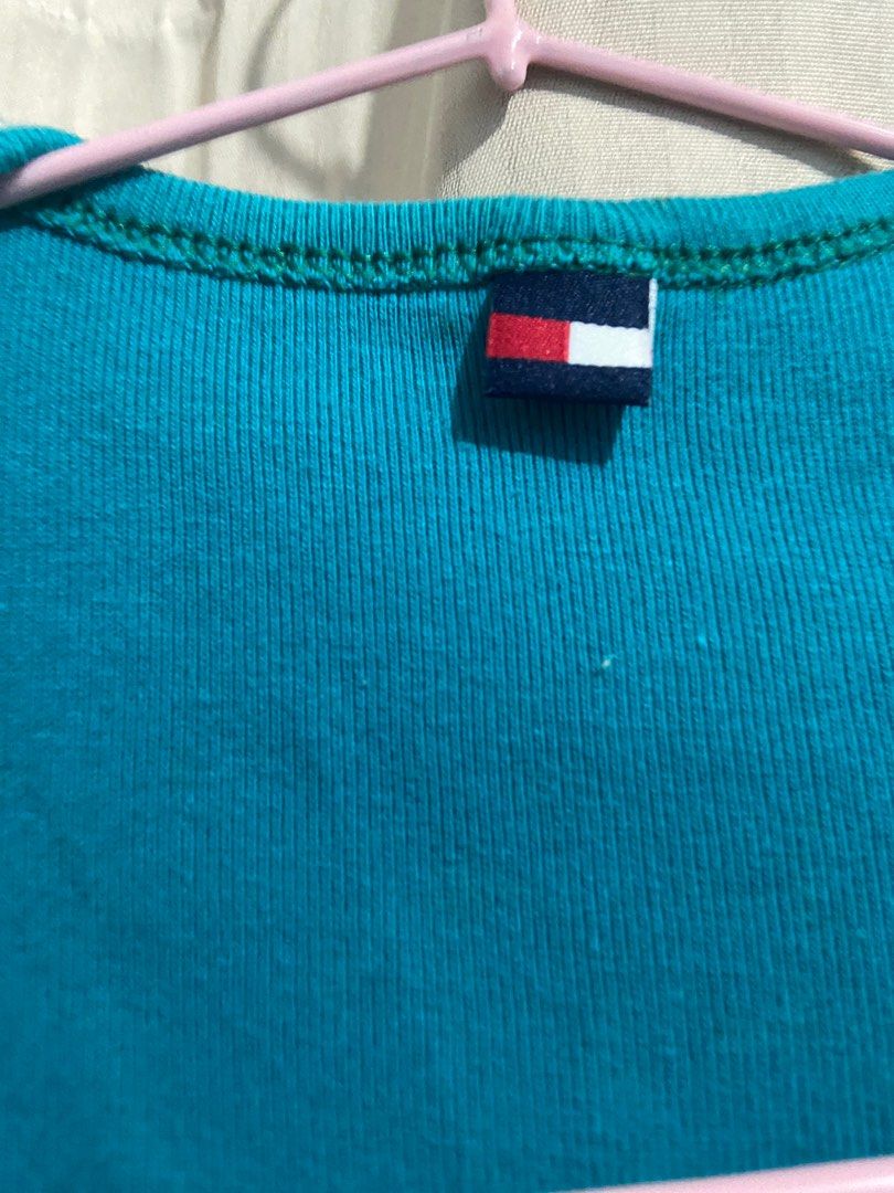 Tommy Hilfiger Blue Tank Top (Category: Sleeveless) located in Manila. Submitted by 2yourheart (Listing ID 1376711065, Image 2). Description: ★ Size: S-M ♡ Details: - Stretchable - All items will be ironed before shipping! ★ MOP: GCash ★ SF: To be handled by buyer ★ MOD: J&T .