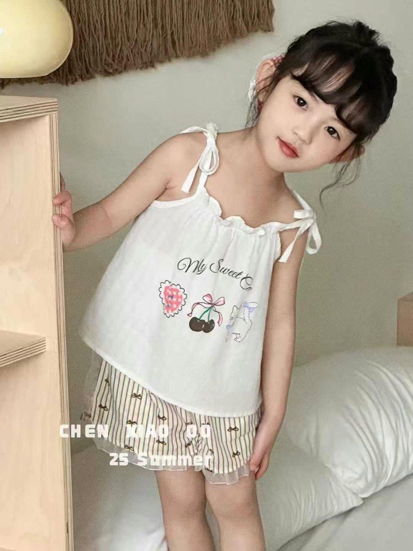 由 chen07071212 (刊登 ID 1376858348，圖片 2) 提交，位於 桃園市 (Taoyuan) 的 廣州帶回韓版童裝現貨$110起 (類別：嬰兒及兒童流行時尚)，說明：全新全新全新 尺寸5-13都有 一個尺寸一件 要看完整圖私我。