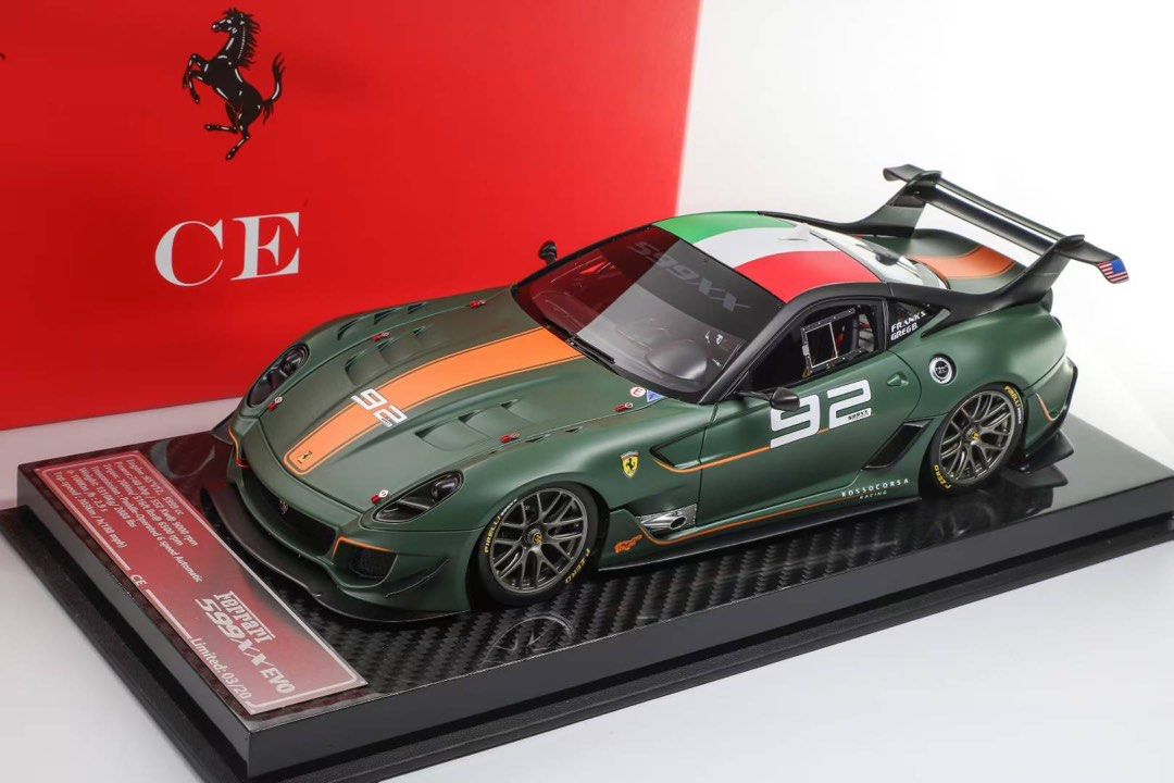 BBR Models 599XX レッド 1/18 2010 120台限定 BBR-MODELS P1815 Scale 1/18 | FERRARI 599XX RACE VERSION
