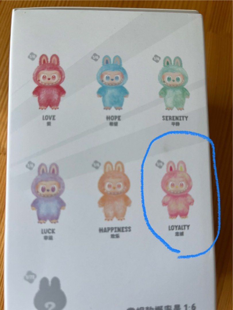 POPMART LABUBU LOYALTY 5個