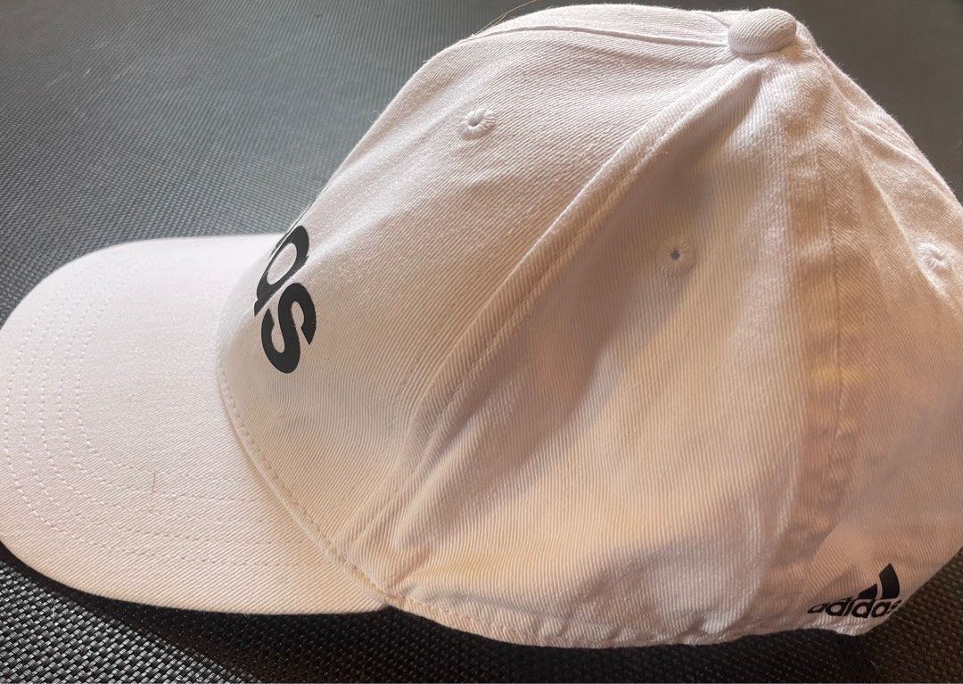 [ADIDAS] WHITE CAP WITH BLACK LOGO (Category: Caps & Hats) located in Santa Rosa. Submitted by kookybooky (Listing ID 1376832006, Image 2). Description: ❣️ITEM IS NEWLY BOUGHT & ONLY WORN ONCE❣️ RFS: NOT USING ANYMORE PRICE IS EXCLUSIVE OF ADDITIONAL PACKAGING OR TRANSPORT FEES .