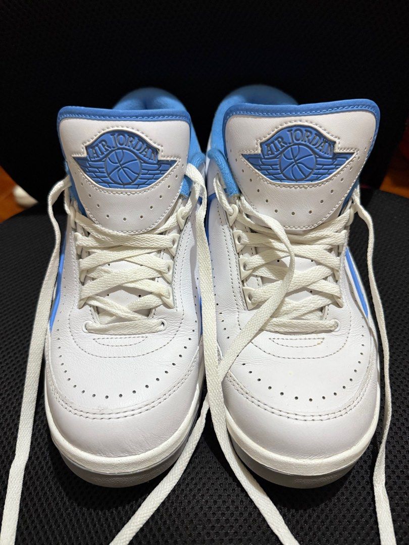 Air Jordan 2 Low “UNC” (Category: Sneakers) located in San Pablo. Submitted by lainejjjj (Listing ID 1376946956, Image 1). Description: Almost new ✨ Used only twice Comes with box ✅ Size US 9.5 | UK 8.5 | 27.5 cm Slightly negotiable 🤑 Please message me for inquiries. Thanks for viewing ☺️ .