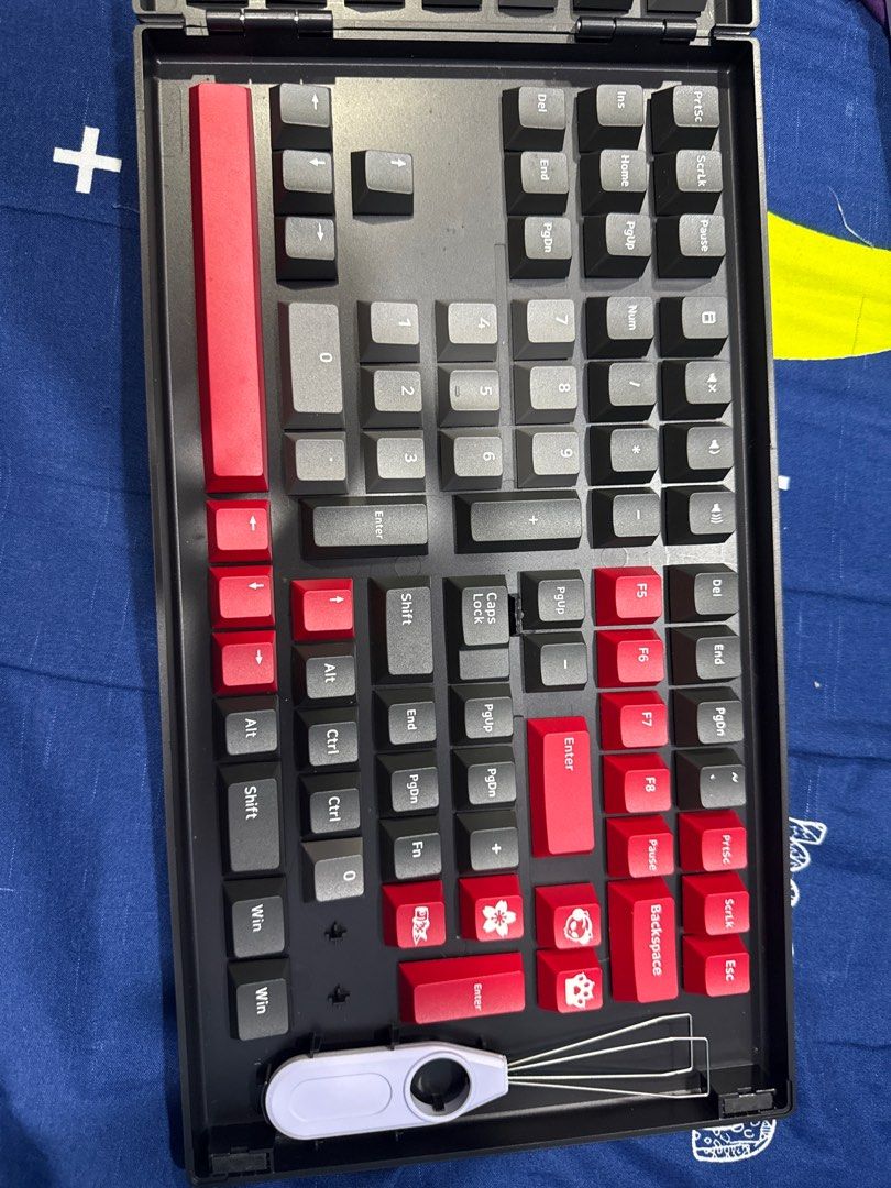 Akko Cherry Profile PBT Double Shot Keycap Set (Category: Computer Keyboard) located in Singapore. Submitted by peepporp (Listing ID 1376956195, Image 3). Description: Akko Keycap Set - Cherry profile PBT double shot Used once on my keyboard, doesn’t match the color of my board. All keycaps are intact .