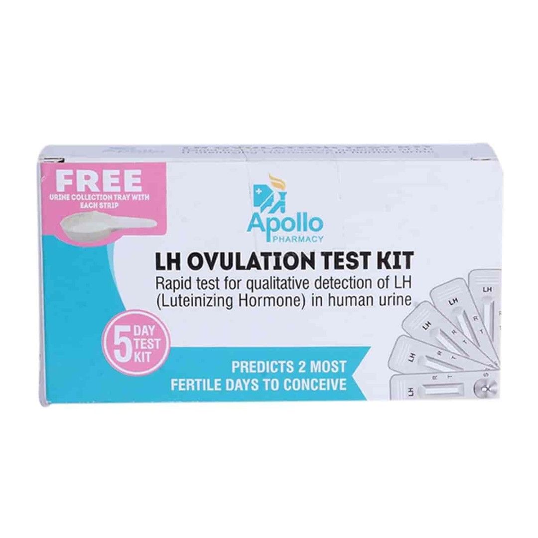 Apollo Pharmacy LH Ovulation Test Kit, Health & Nutrition, Medical ...