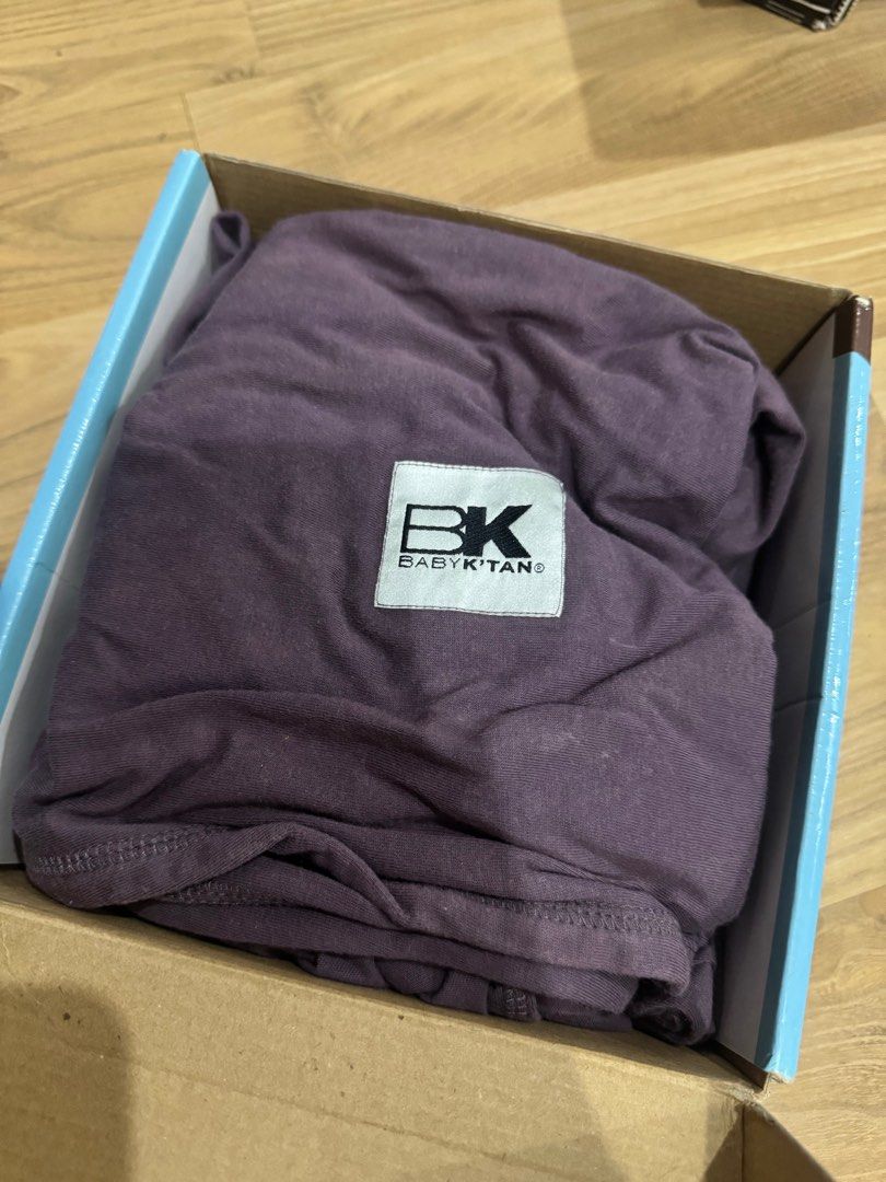 Baby K Tan Carrier XS (Category: Carriers & Slings) located in Las Pinas. Submitted by lmpdl (Listing ID 1376990621, Image 3). Description: Lightly used. Bought for 2950. Color Eggplant.