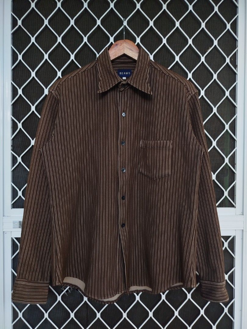 Beams Japan Striped Cord Type Longsleeves (Category: Formal Shirts) located in Zamboanga. Submitted by notcaker (Listing ID 1376864983, Image 1). Description: L to XL fittings Signs of usage but in excellent condition 📩For more info.