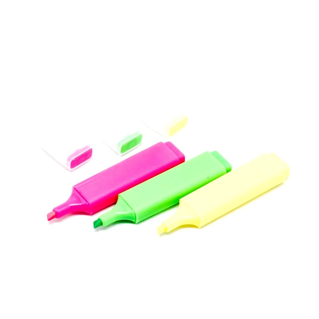 BNIP Set of 3 Highlighters With Case (Category: Stationery & School Supplies) located in Singapore. Submitted by runwayjealousy (Listing ID 1376917164, Image 2). Description: Set of 3 Minimum purchase 2 packs Several packs available.