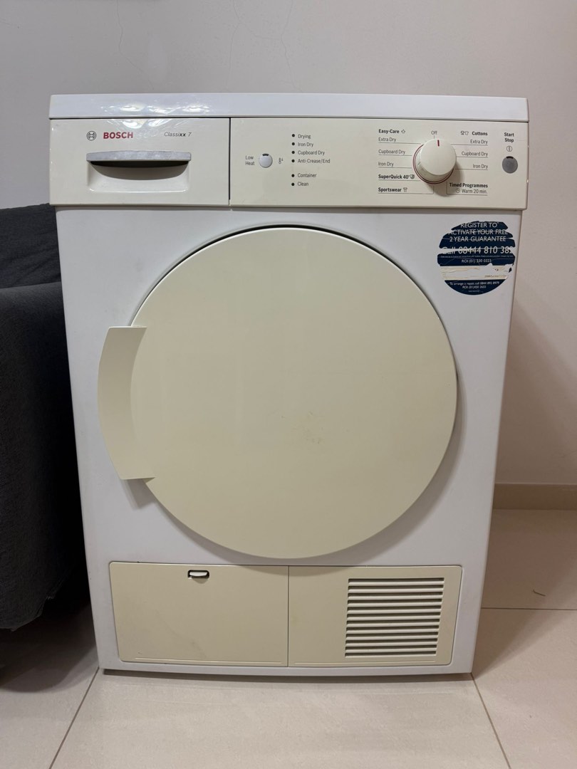 Pièce Détachée Pour Sèche-linge Bosch ClassiXX WTA4007 Go/04 - Section Ventilateur Moteur