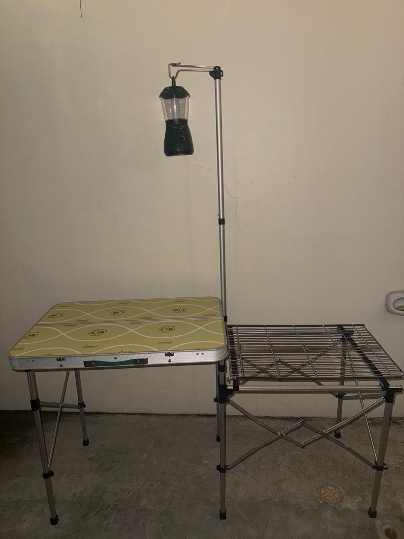 Coleman kitchen table and lamp (Category: Hiking & Camping) located in Baliuag. Submitted by sadeckmiguel (Listing ID 1376940382, Image 3). Description: Coleman compact kitchen table with coleman cpx6 led lamp Excellent condition, sariwa pa 7000 only.