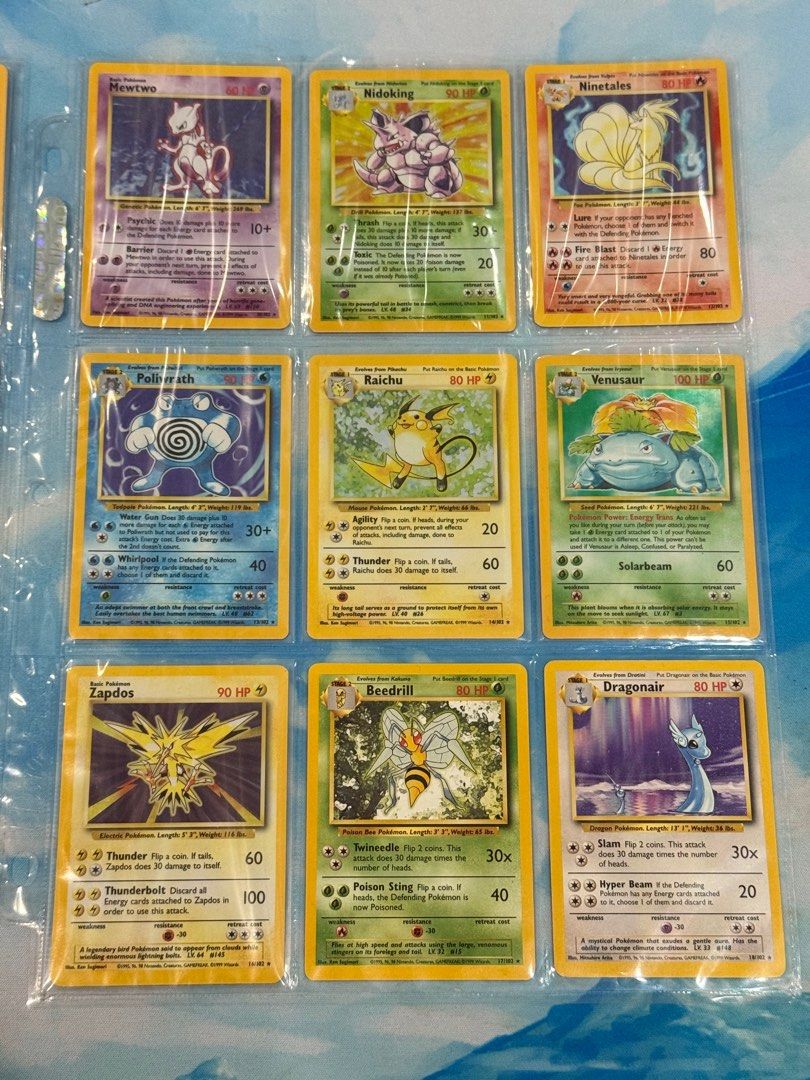 COMPLETE Pokemon Base Set Unlimited, Hobbies & Toys, Toys & Games on ...