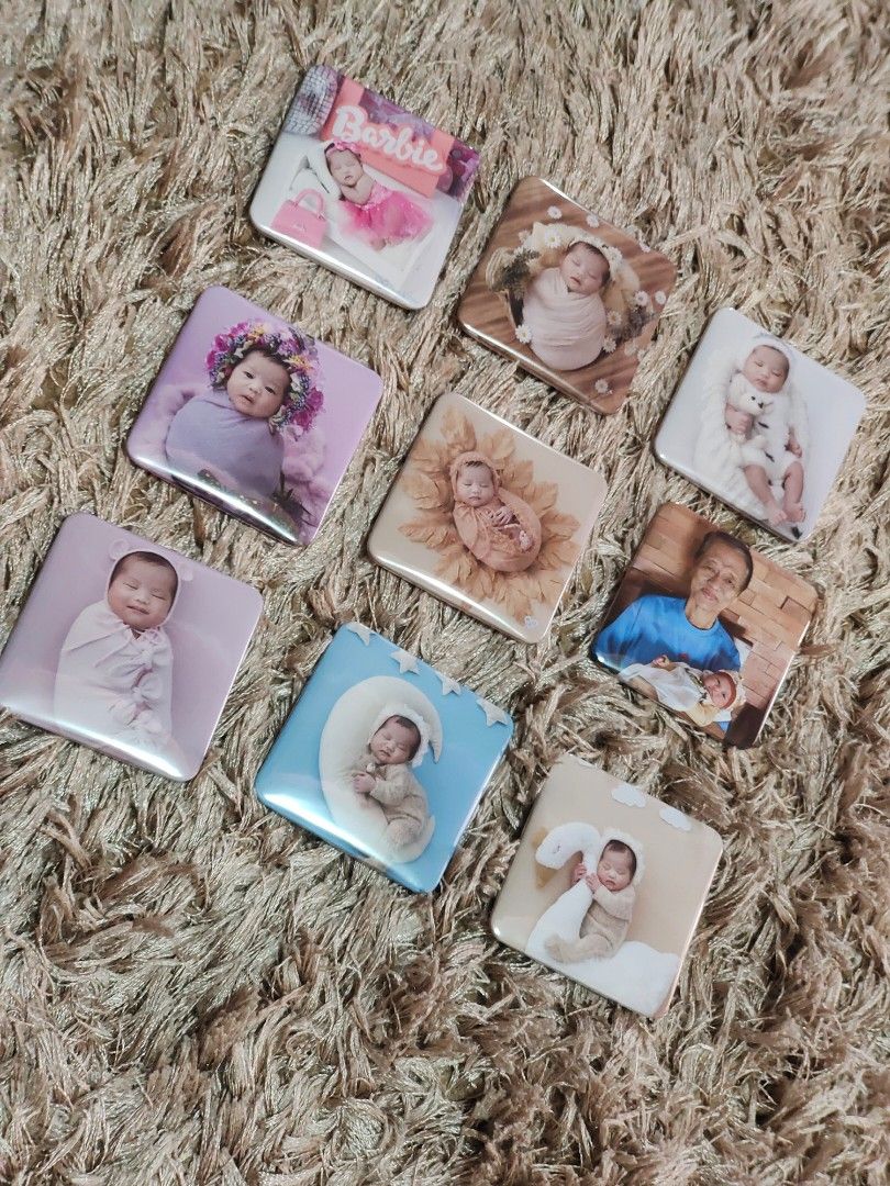 Customize ref magnet or pin button (Category: Other Merchandise) located in Bauang. Submitted by jerwinpere15921 (Listing ID 1376818605, Image 3). Description: those who want to customize their photo or favorite kpop idol and anime characters into ref magnet and pin button just send me photos 3 pcs for 100 pesos high quality print non fade.