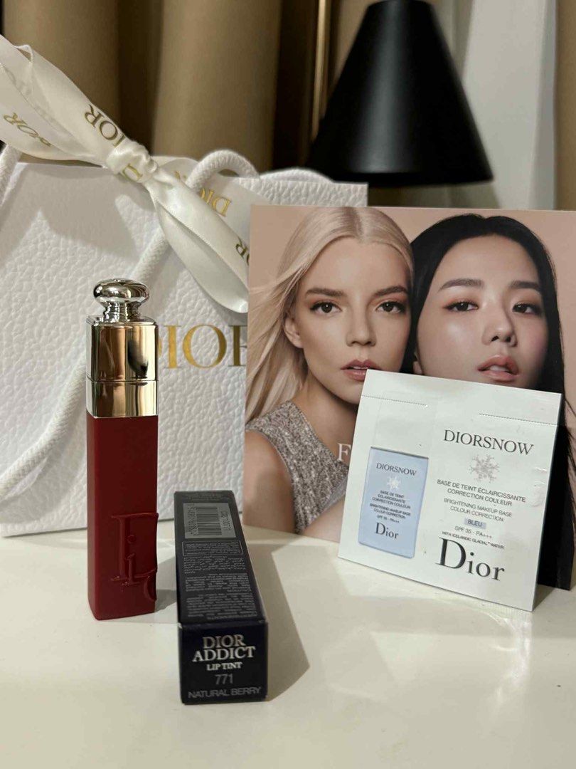 Dior Liptint Onhand (Category: Makeup) located in Santa Rosa. Submitted by miqboutique (Listing ID 1376901448, Image 3). Description: Dior Lip Tint Shades available: 771 351 651 541 491 ₱2,599 + SF • Ready to ship • Guaranteed Original • Comes complete Fb page: Miq's Boutique.