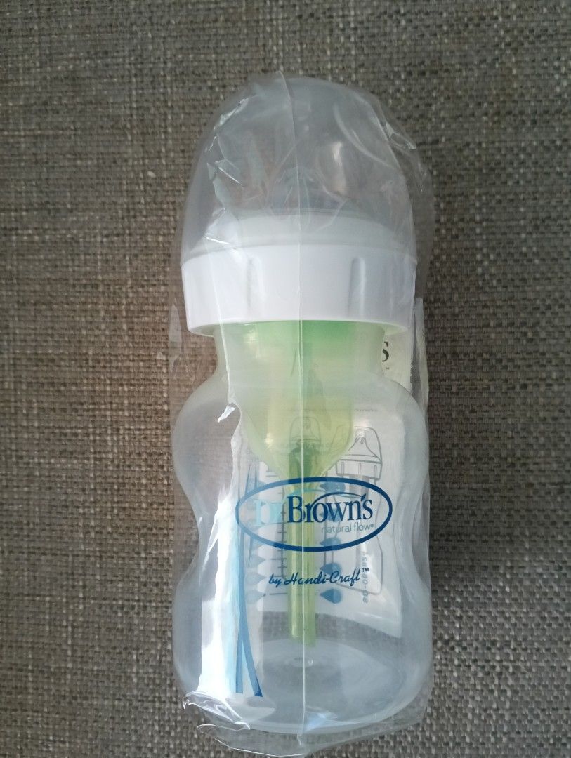 Dr. Brown's Baby Bottle - Brand New (Category: Breastfeeding & Bottle Feeding) located in Singapore. Submitted by N_S_A (Listing ID 1376880964, Image 1). Description: Brand new Dr. Brown's baby bottle (150ml). Wide neck teat, good to avoid nipple confusion. Brand claims to reduce colic. 1 bottle for $10, 2 bottles for $15! Self collect at my unit (S680454) as I'm taking care of my baby alone. I hope you understand 😊 .