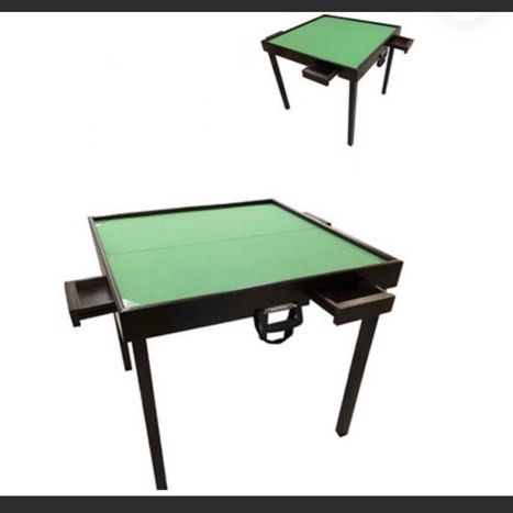 Foldable Compact Mahjong Table (Category: Tables & Sets) located in Singapore. Submitted by iamjesse (Listing ID 1376830459, Image 2). Description: Can be easily stored with legs that can be dismantled and put inside. In great working condition selling cause moving house. Self collect at tiong bahru market. .