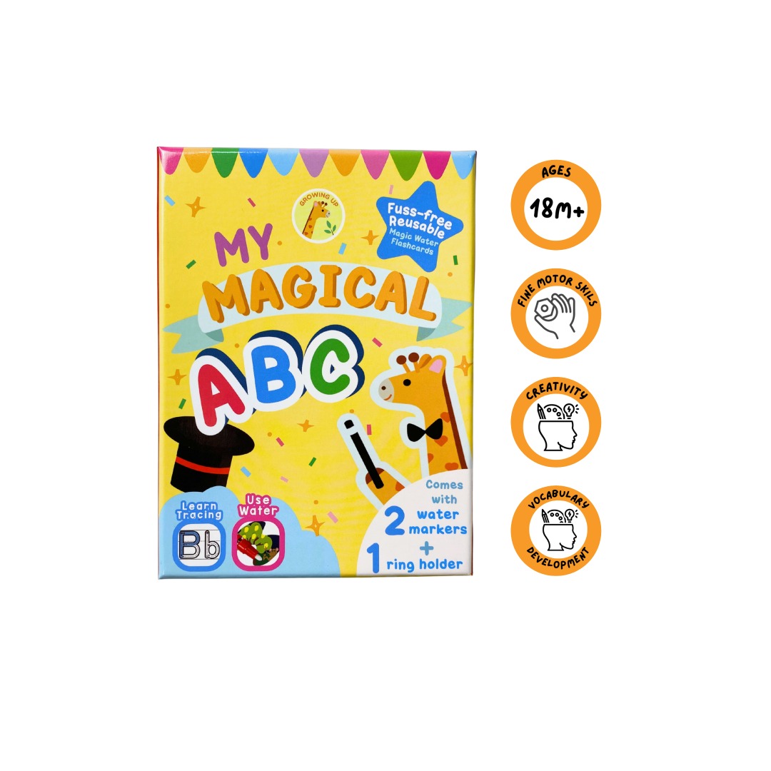 [Growing Up] My Magical ABC Alphabet Learning Cards, Babies & Kids ...