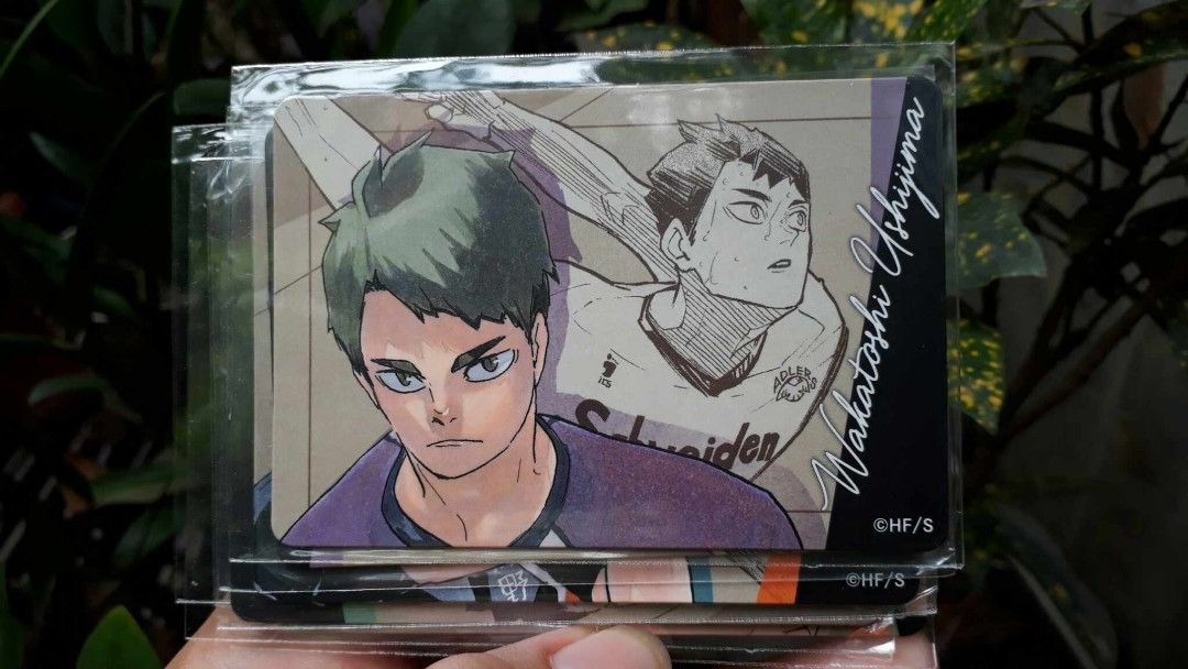Haikyuu - Ushijima Magnetic Card Collection (Category: Raw Singles) located in Tuguegarao City. Submitted by Azzykimee (Listing ID 1376903592, Image 1). Description: ❗Actual Items Posted What you see is what you Get ❗ Colour may differ personally due to lightning ❗ Pls. Check every photo provided ❗ This Item may look new, but still, pls., do manage your expectations It might not be in pristine condition anymore ☺️ Courier: Direct Jnt Flash Expres