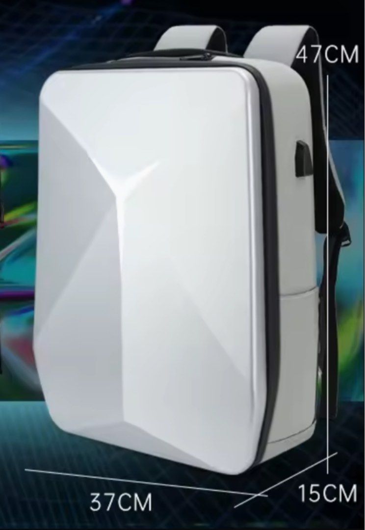 Hard shell backpack (Category: Backpacks) located in Singapore. Submitted by ah_ril (Listing ID 1376929097, Image 1). Description: Bought brand new. But too big for me.
