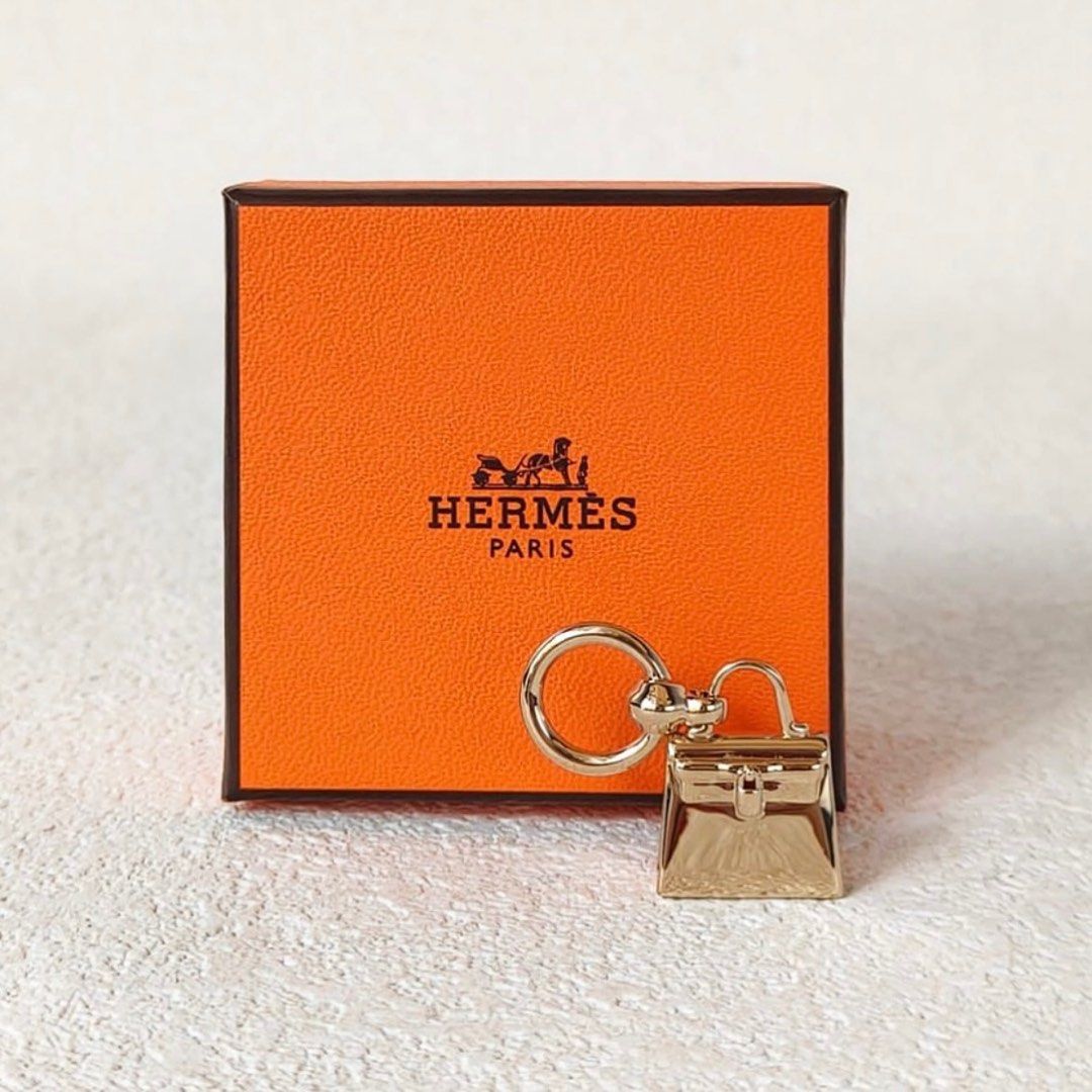 Hermes Mini Kelly Twilly/Scarf ring/charm, Luxury, Accessories on