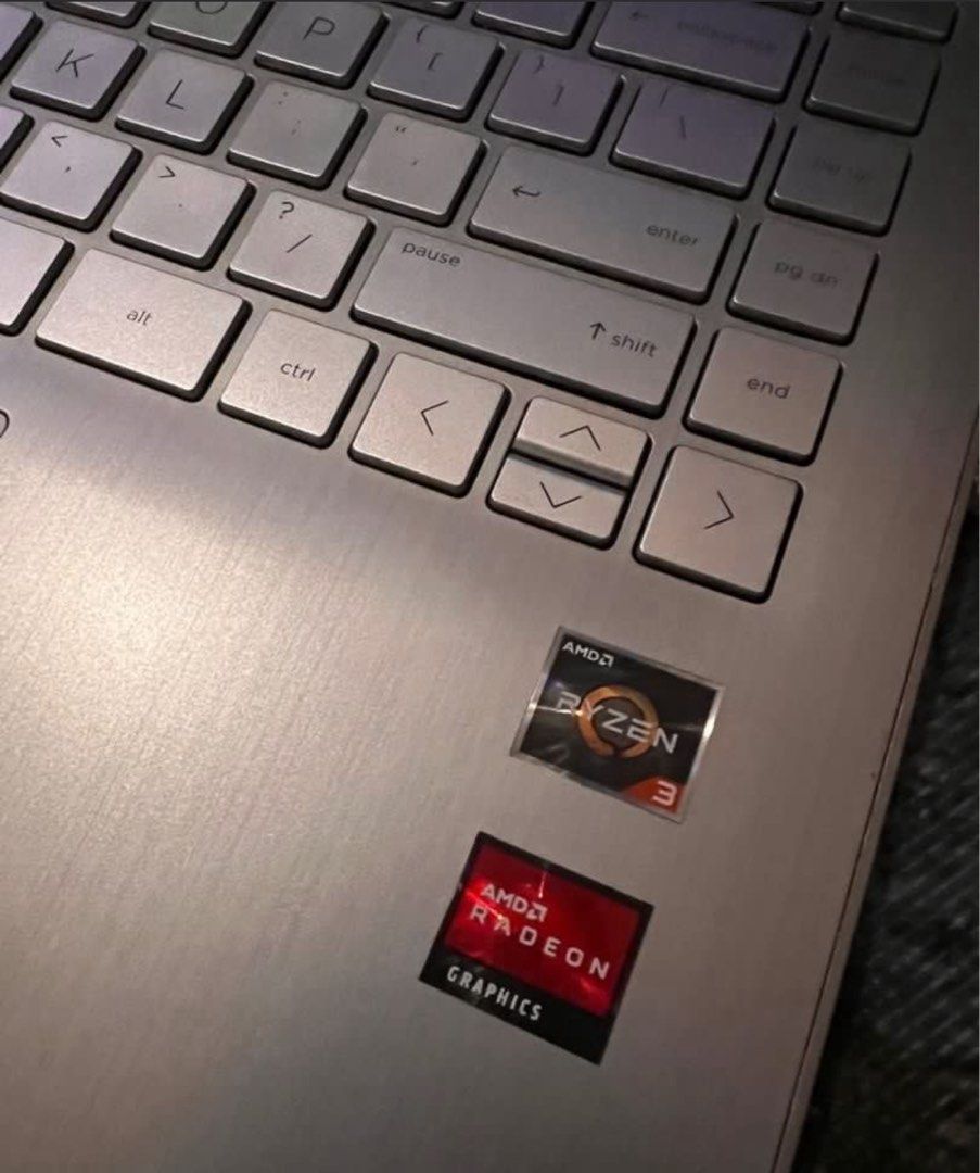 HP laptop 14s- dk1057AU (Category: Laptops & Notebooks) located in Quezon City. Submitted by saoirse027 (Listing ID 1376903578, Image 3). Description: Like New Comes with original charger And with original box‼️ Color: PALE GOLD TECH SPECS Model: HP Notebook 14s-dk1057AU Pale Gold Processor: AMD Ryzen 3 3250U (2.6 GHz) Memory: 4 GB DDR4-2400 SDRAM (1 x 4 GB) Storage: 256GB PCle NVMe M.2 SSD Optical Drive: NO ODD OS: Windows 10 Battery: 3-cell, 41