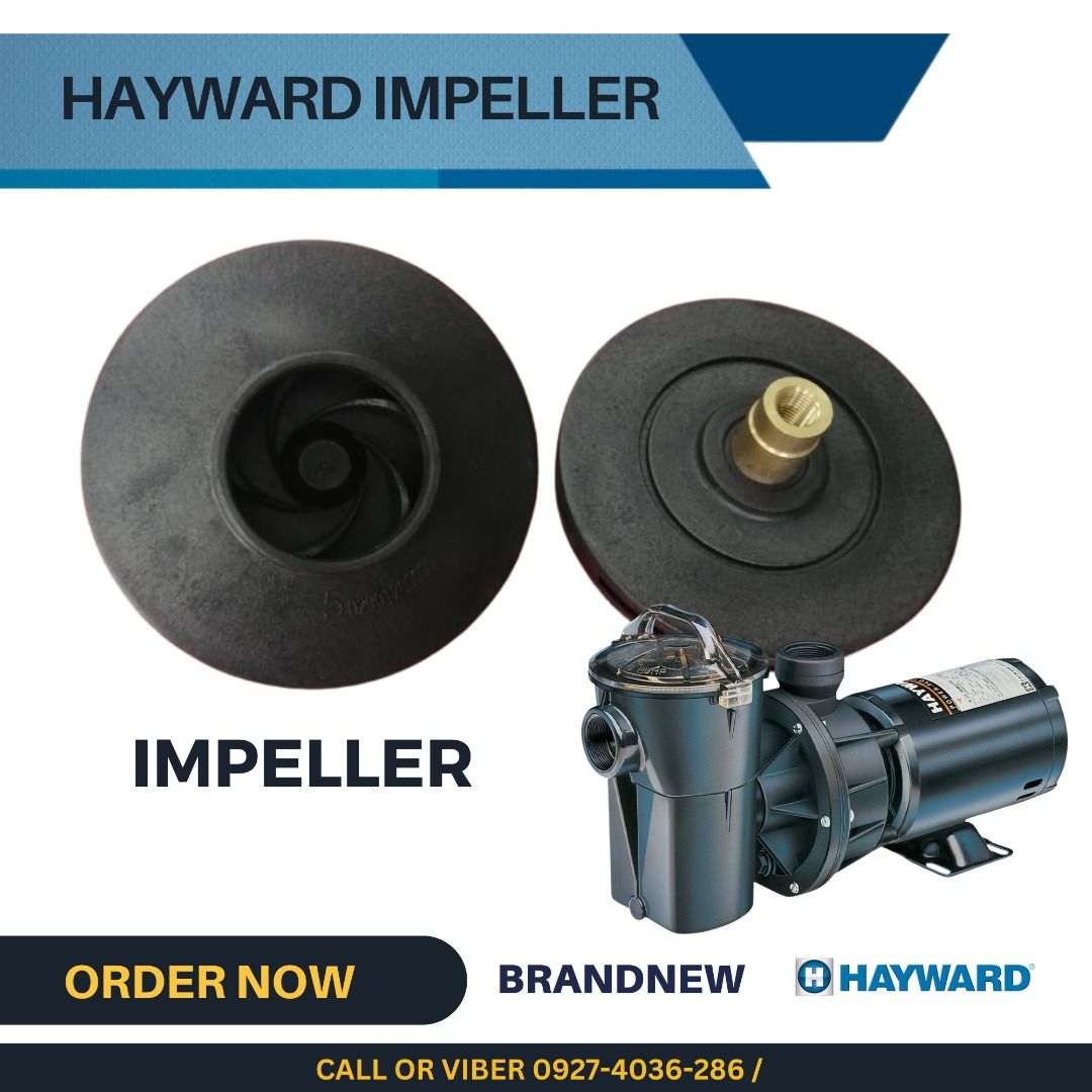 IMPELLER FOR HAYWARD WATER PUMP (Category: Industrial Equipment) located in Malabon City. Submitted by dnzldehonorengineeringsales (Listing ID 1376843896, Image 1). Description: Hayward Water Pump Impeller – For Sale! Restore the power and efficiency of your Hayward pool or water pump with this genuine replacement impeller. ✅ Compatible with select Hayward pump models ✅ High-performance and corrosion-resistant ✅ Ideal for pool pump repairs and ma