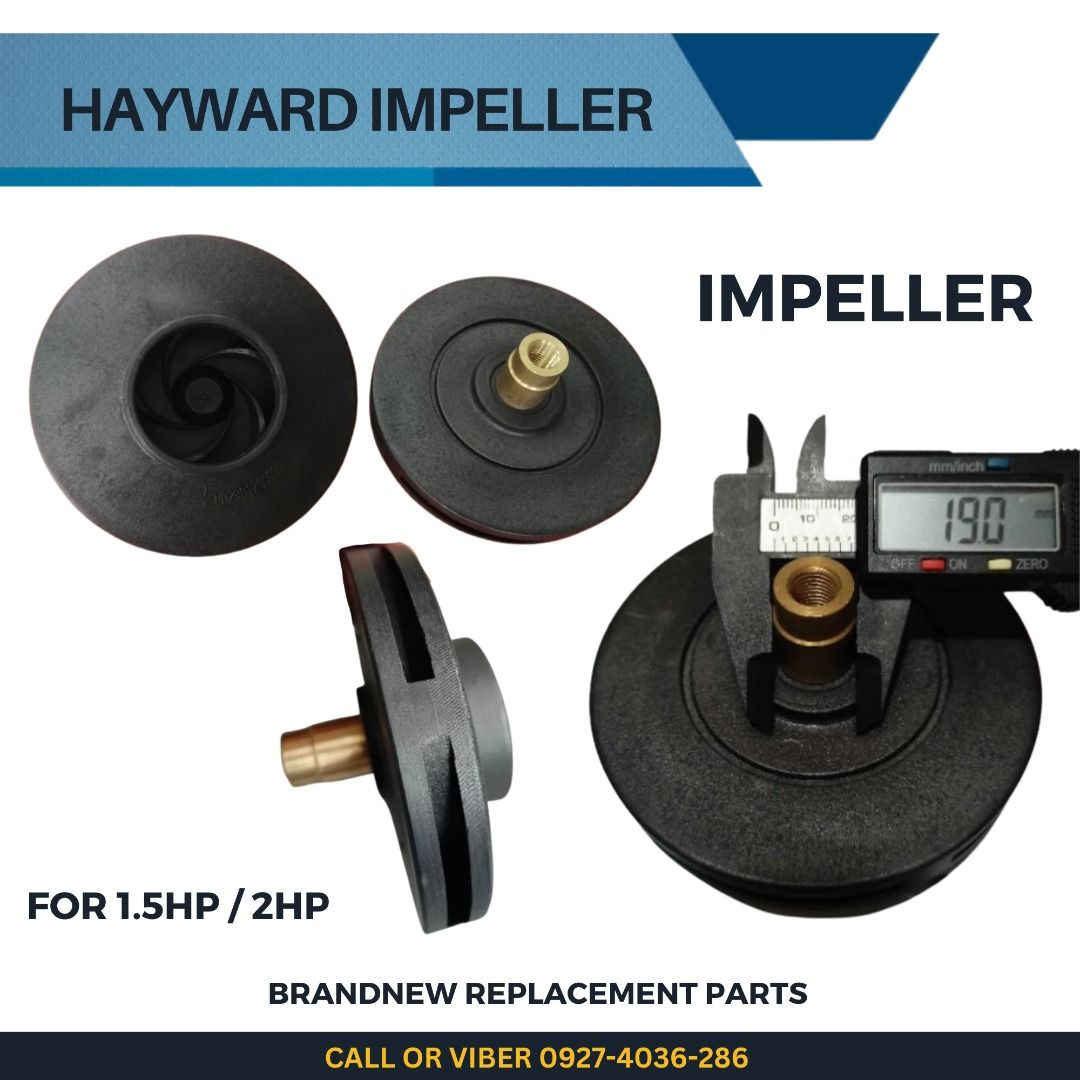 IMPELLER FOR HAYWARD WATER PUMP (Category: Industrial Equipment) located in Malabon City. Submitted by dnzldehonorengineeringsales (Listing ID 1376843896, Image 2). Description: Hayward Water Pump Impeller – For Sale! Restore the power and efficiency of your Hayward pool or water pump with this genuine replacement impeller. ✅ Compatible with select Hayward pump models ✅ High-performance and corrosion-resistant ✅ Ideal for pool pump repairs and ma