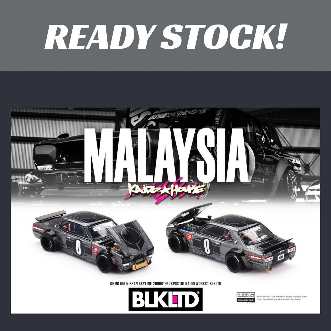 BLKLTD Kaido house 2000GT-R KHMG178 Kaido House x MINI GT ] 1⁄64