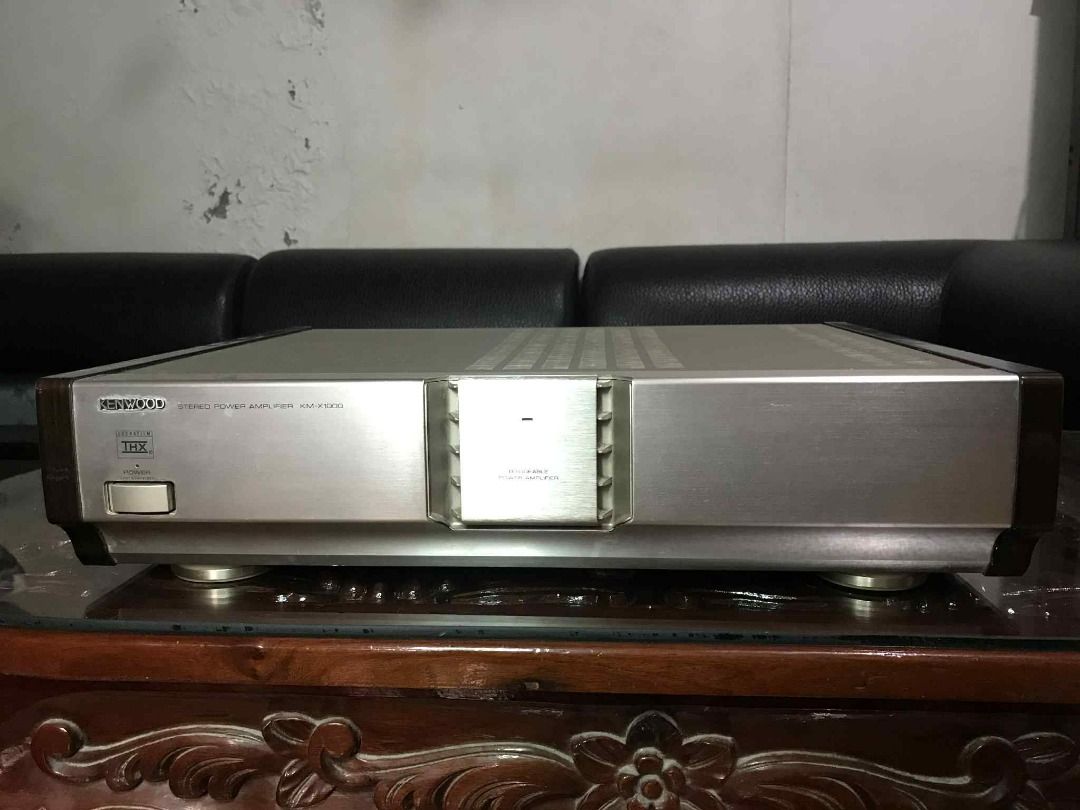 Kenwood KM-X1000 THX Amplifier (Category: Soundbars, Speakers & Amplifiers) located in Bulacan. Submitted by sweet_spot09 (Listing ID 1376934004, Image 1). Description: Certified THX Power Amplifier Stereo/Bridge Mono 110v/220v 50/60Hz.