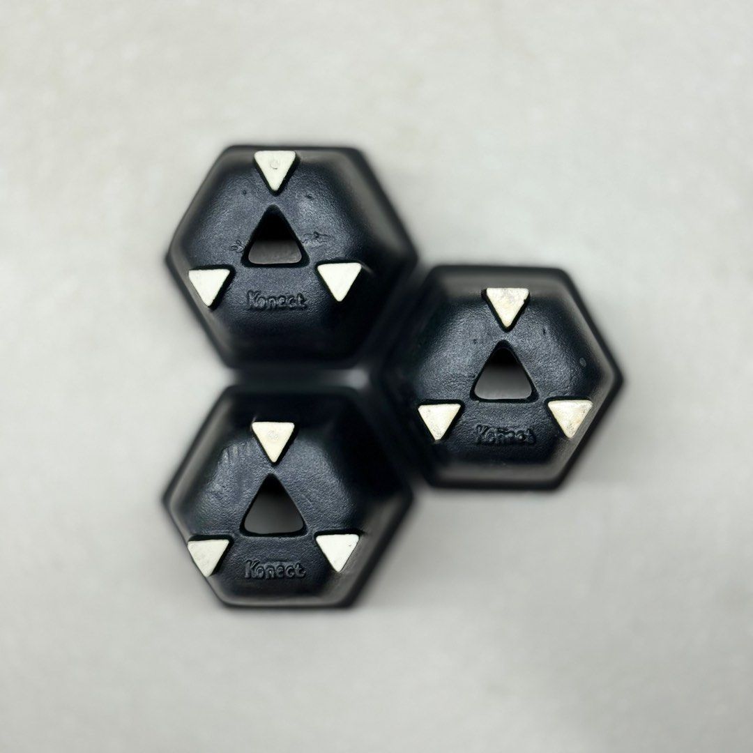 Konect nos pot set - Jet black 日本美濃燒植木鉢, 傢俬＆家居