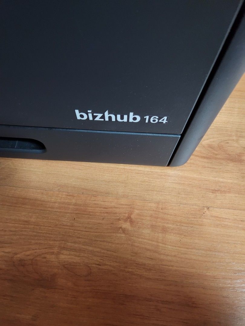 Konica Bizhub 164 (Category: Printers, Scanners & Copiers) located in Pasig City. Submitted by time.to.declutter (Listing ID 1376834237, Image 3). Description: old printer. last time I used it was 2 years ago & it was okay. excess printer can't find the adaptor but i think a generic adaptor will do.