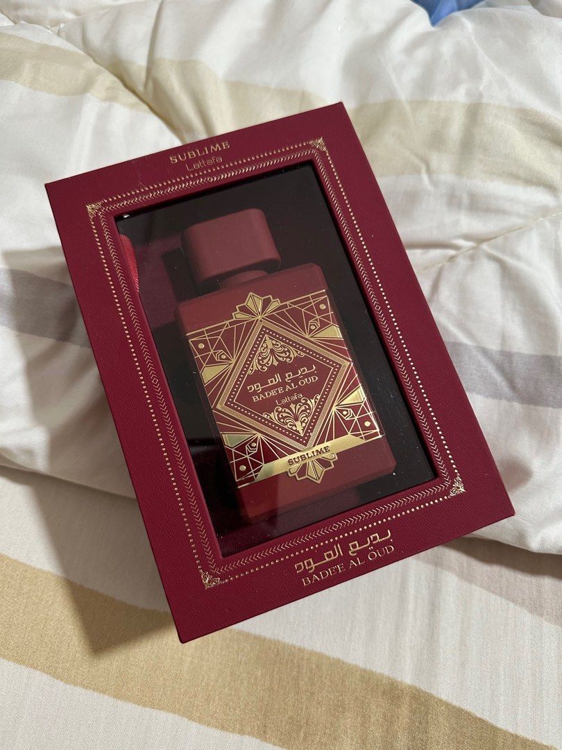 Lattafa Sublime perfume (Category: Garage sale) located in Singapore. Submitted by all_authenticx (Listing ID 1377000881, Image 1). Description: Sprayed 4-5 times. Bottle is practically full. Comes with box and card. .