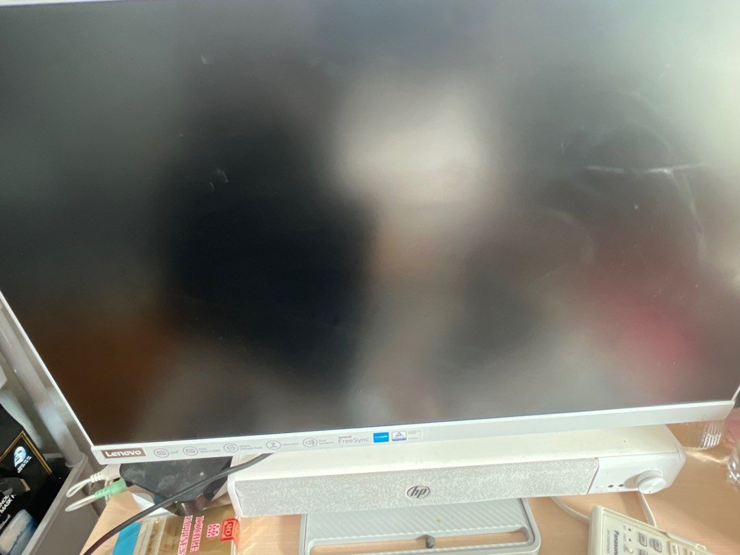 Lenovo 23.8" FHD 100Hz Monitor with Speakers (Category: Monitor Screens) located in Singapore. Submitted by wm6wfcw79j22598 (Listing ID 1376866002, Image 2). Description: Lenovo monitor with a 23.8-inch FHD display and a 100Hz refresh rate. Features built-in dual speakers and an ultra-slim design. Includes AMD FreeSync technology. Perfect for both work and entertainment. ,but fully functional with original box.