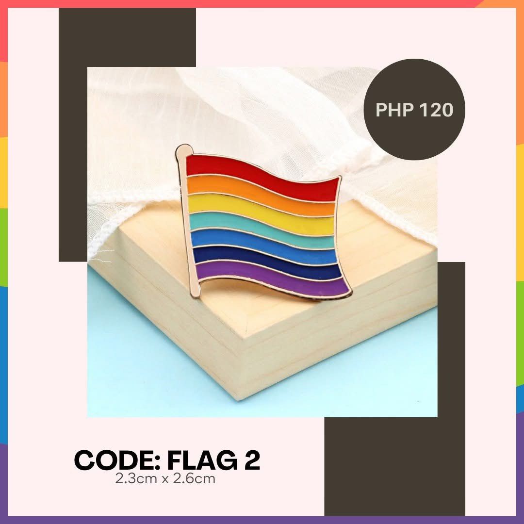LGBTQ Rainbow Pride Pin / Brooch (Category: Brooches) located in Pasig City. Submitted by eiannn (Listing ID 1376855881, Image 2). Description: 𝐍𝐎𝐓𝐇𝐈𝐍𝐆 𝐁𝐔𝐓 𝐋𝐎𝐕𝐄. 𝐍𝐎𝐓𝐇𝐈𝐍𝐆 𝐁𝐔𝐓 𝐏𝐑𝐈𝐃𝐄. Show your colors and spread love with our 𝗣𝗿𝗶𝗱𝗲 𝗣𝗶𝗻 𝗖𝗼𝗹𝗹𝗲𝗰𝘁𝗶𝗼𝗻! Choose from 𝗙𝗹𝗮𝗴, 𝗛𝗲𝗮𝗿𝘁 & 𝗕𝗮𝗿 design, and wear it with pride! Order now to be all set for this year's Pride March. 🌈 💌 Send us a message to secu
