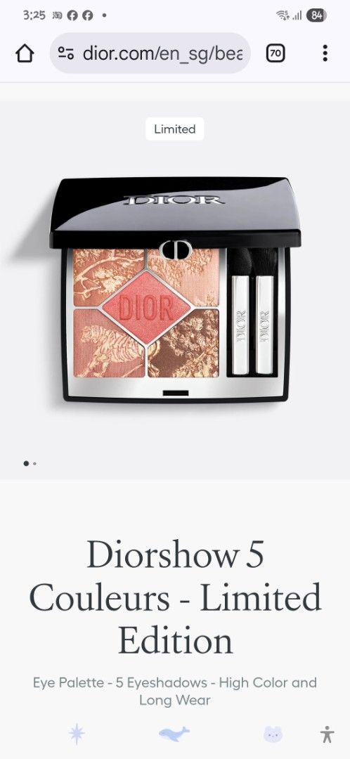 DIOR DIORSHOW 5 COULEURS 654 【公式通販】