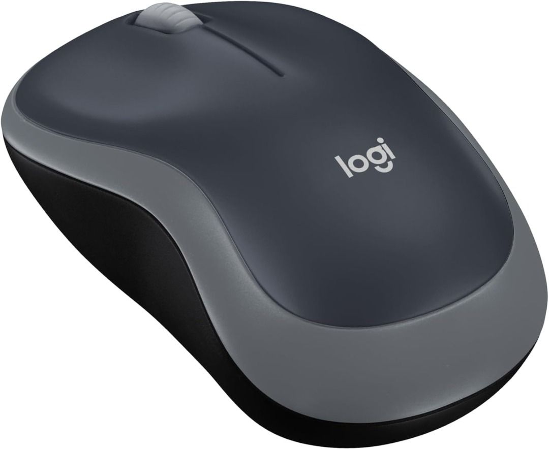 Logitech M185 Wireless Mouse, Grey